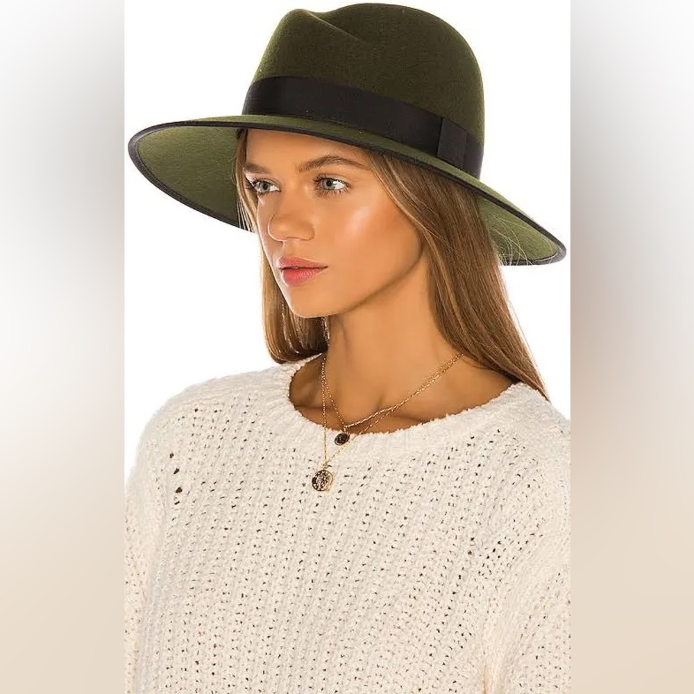 Rag & Bone - Zoe Fedora in New Army Green